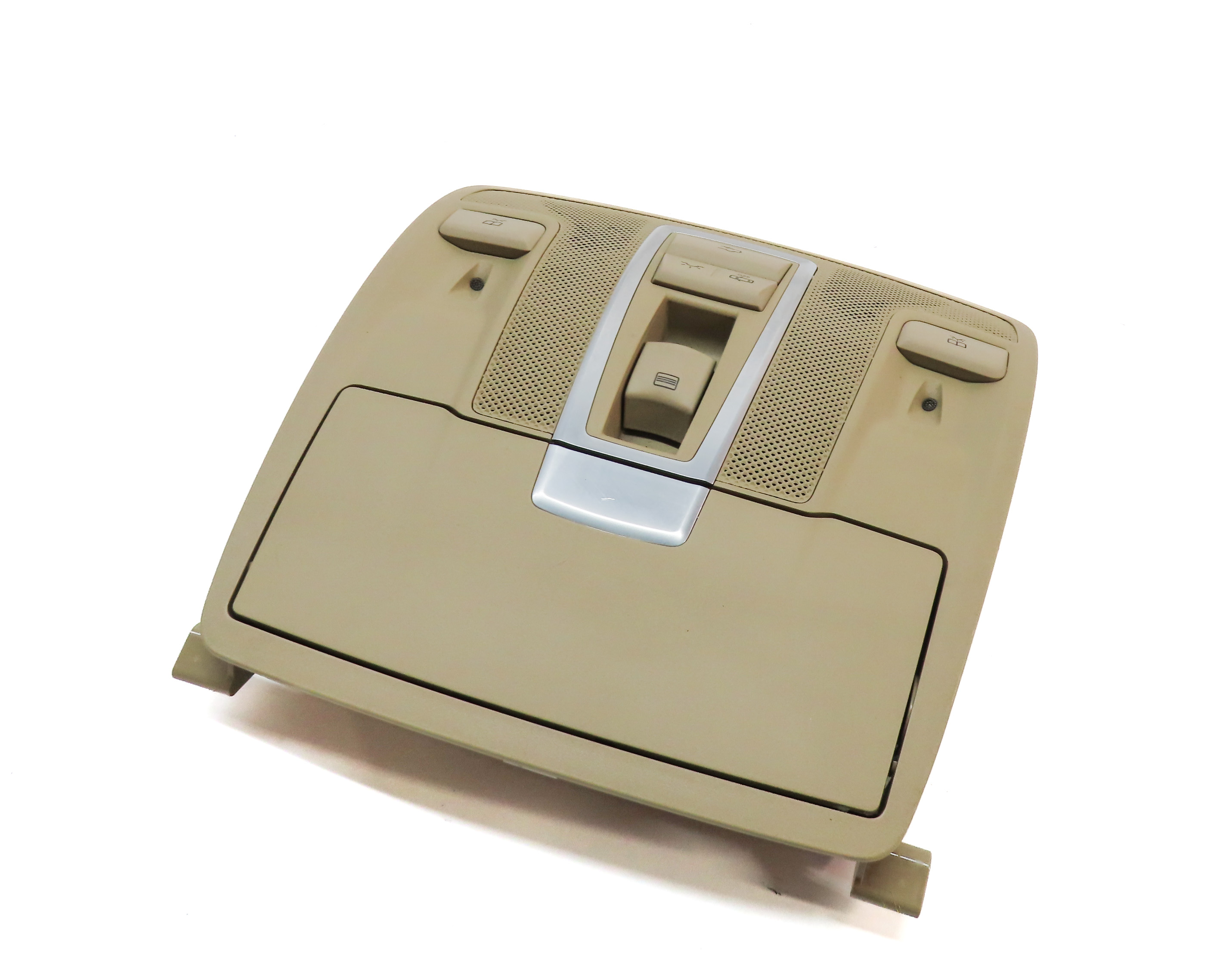 2013 MERCEDES ML350 (W166) INTERIOR OVERHEAD DOME LIGHT LAMP w/SWITCHES (Beige) — exact item pictured